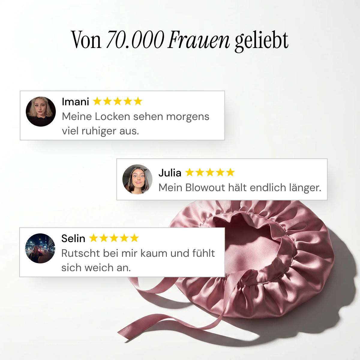 Doyoo Silk Bonnet - Seidenhaube zum Schlafen