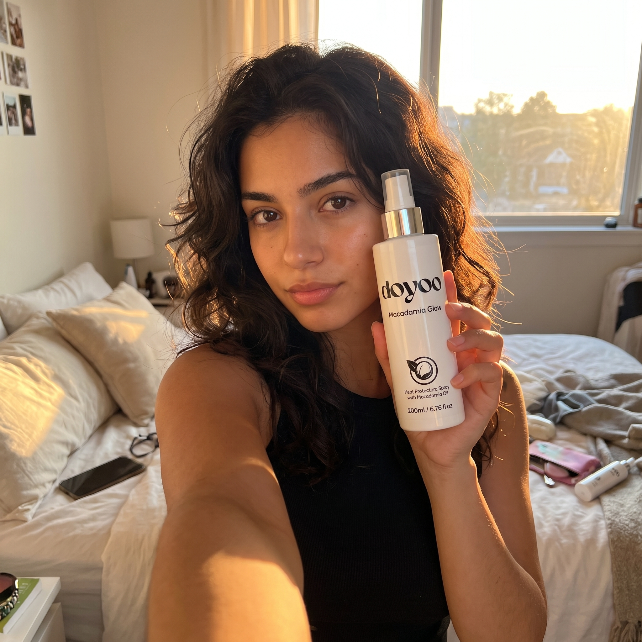 Hitzeschutzspray Macadamia Glow - Original Doyoo™ Premium