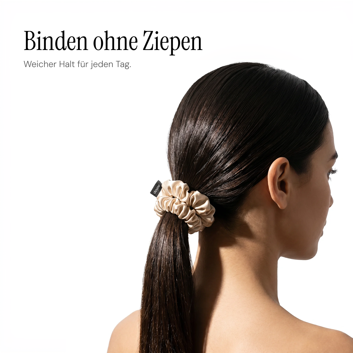 Doyoo Skinny Silk Scrunchies