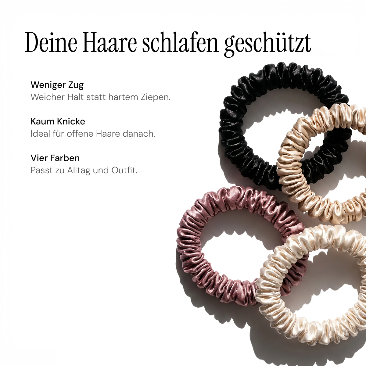 Doyoo Skinny Silk Scrunchies
