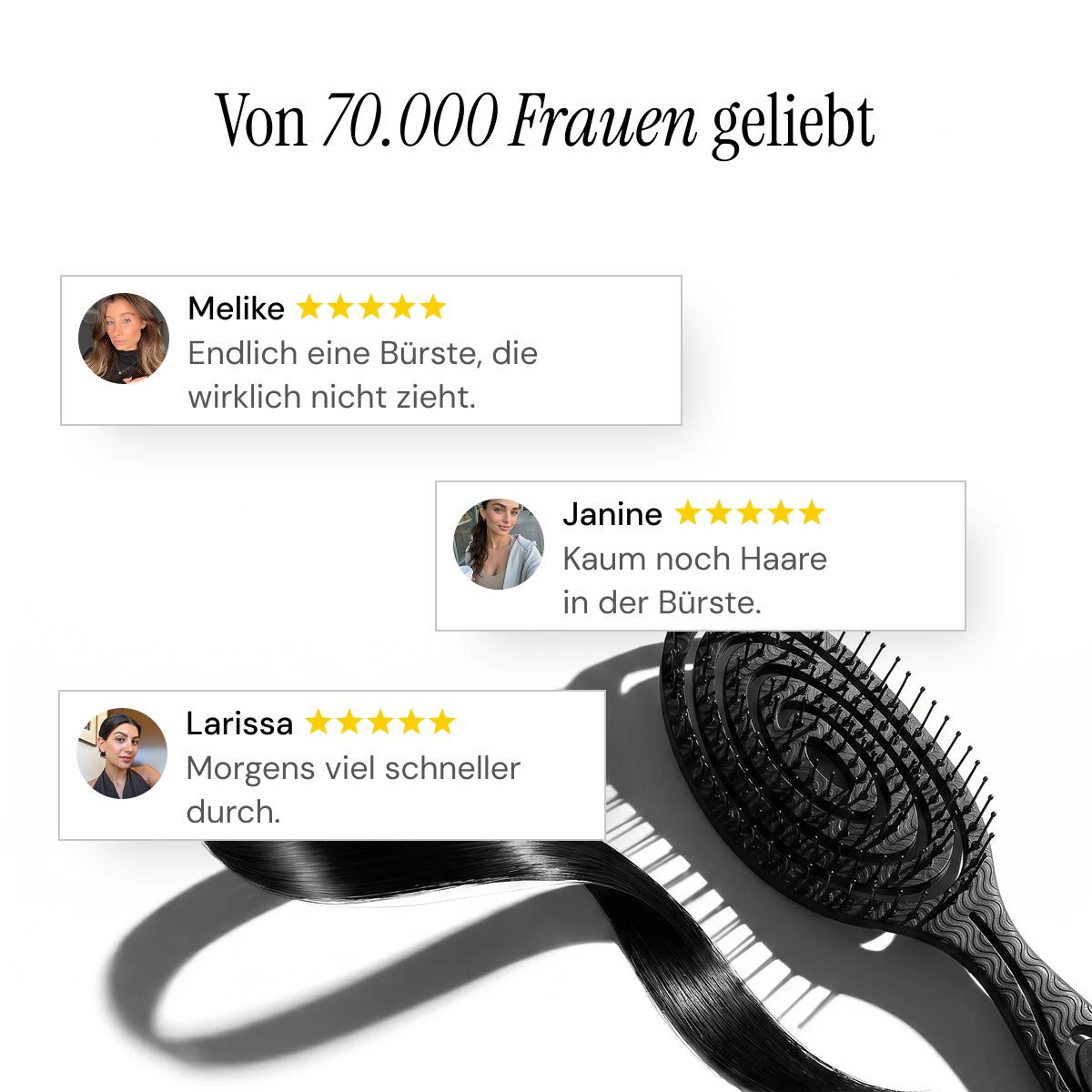 Doyoo™ AirBrush –  Anti-Ziep und Entwirrbürste
