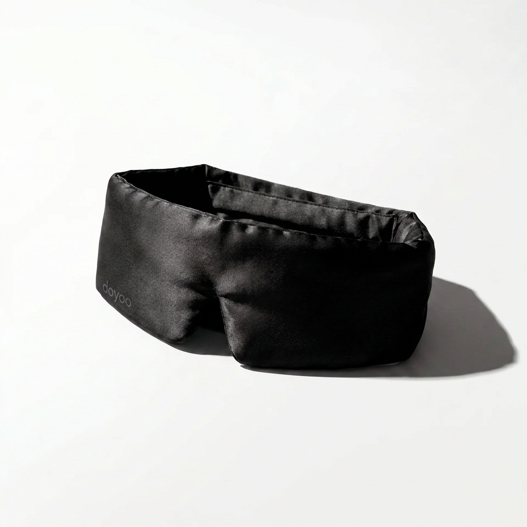 Doyoo™ Silk Sleep Mask - Schlafmaske aus Seide zur Reduktion von Augenringen und Falten